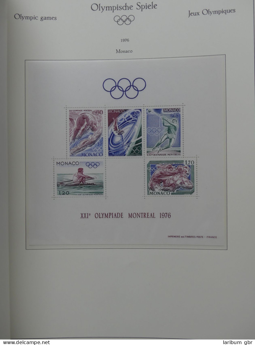 Motiv "Olympische Spiele 1976" postfrische Sammlung im KaBe Vordruck #LY632