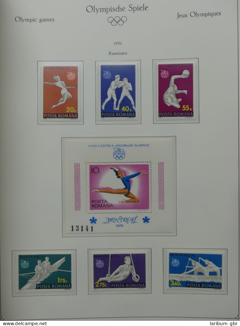 Motiv "Olympische Spiele 1976" postfrische Sammlung im KaBe Vordruck #LY632