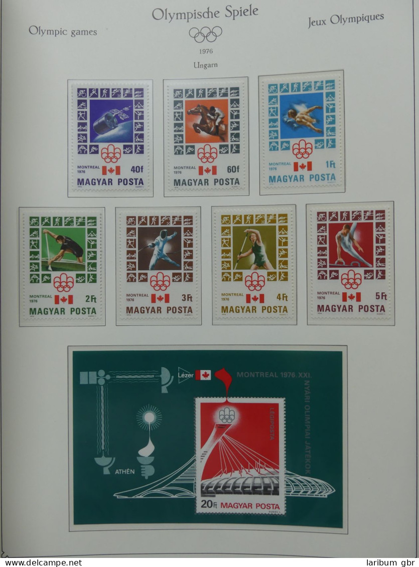 Motiv "Olympische Spiele 1976" postfrische Sammlung im KaBe Vordruck #LY632