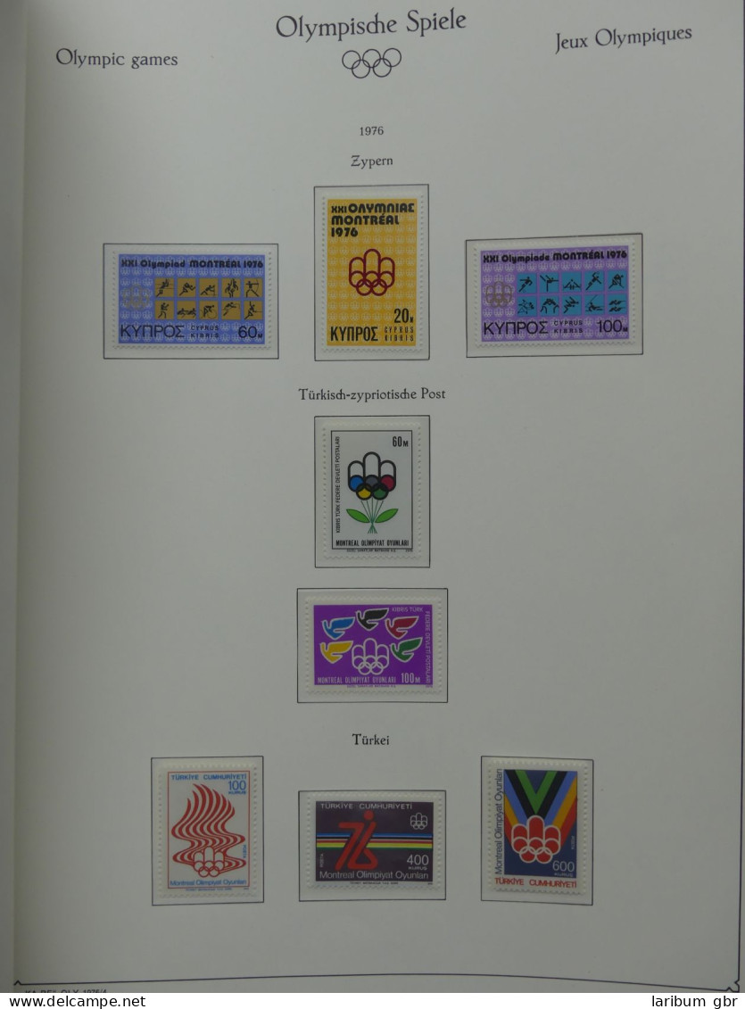 Motiv "Olympische Spiele 1976" postfrische Sammlung im KaBe Vordruck #LY632