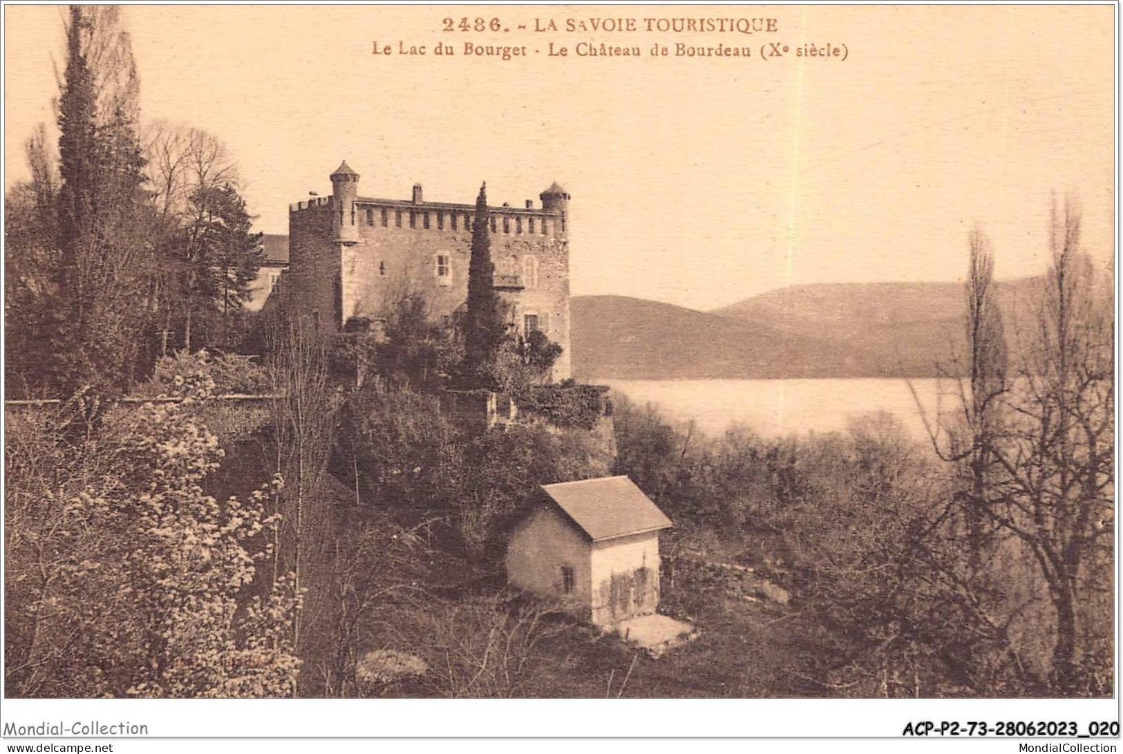 ACPP2-73-0102 - LA SAVOIE TOURISTIQUE - Le Lac Du Bourger - Le Chateau De Bourdeau - Le Bourget Du Lac