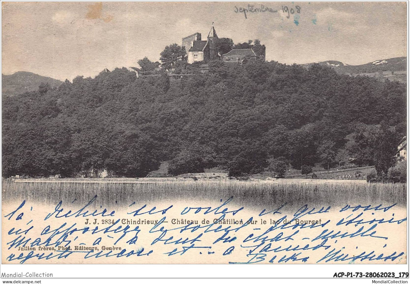 ACPP1-73-0091 - Chindrieux - Chateau De Chatillon Sur Le Lac Du BOURGET - Le Bourget Du Lac