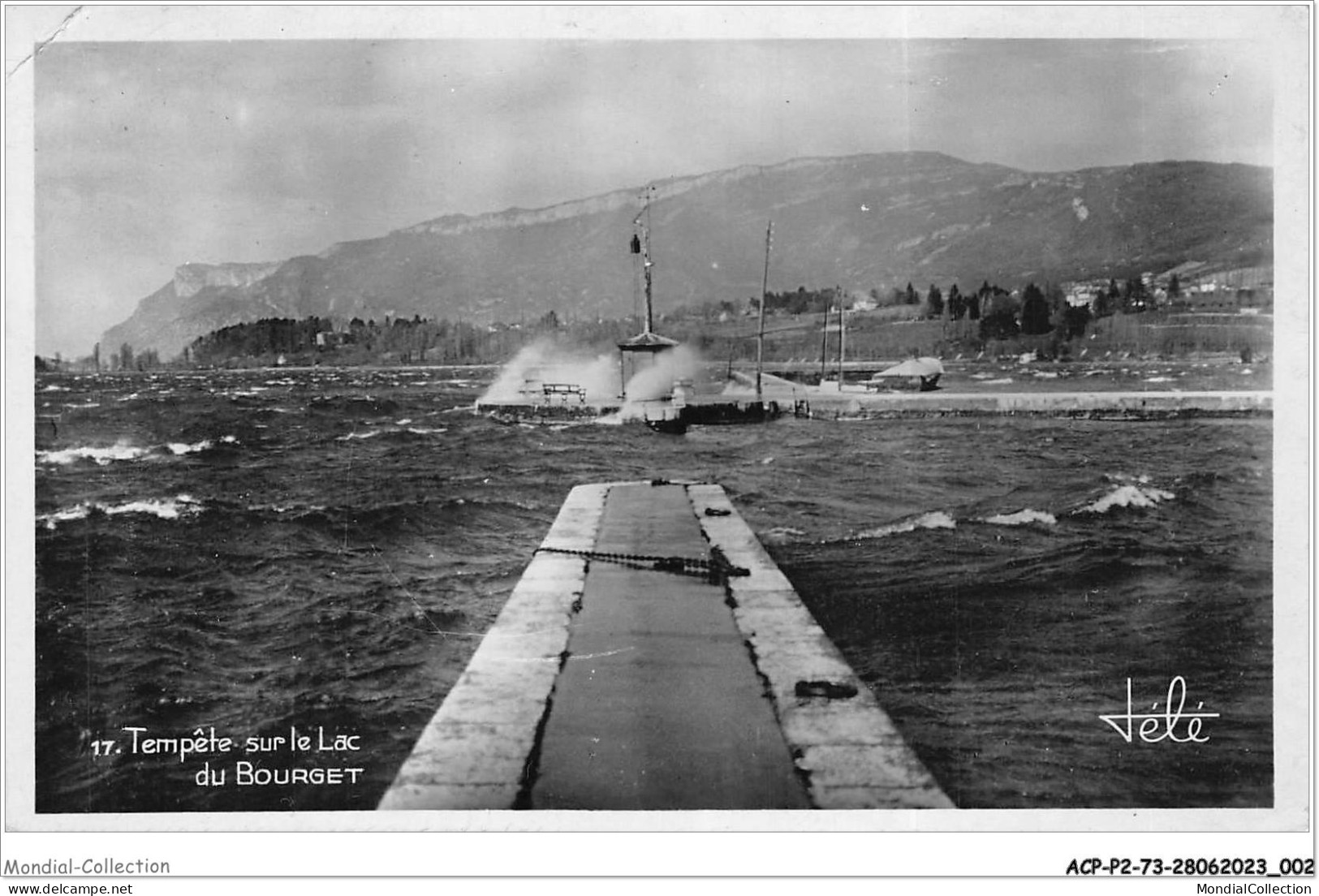 ACPP2-73-0093 - Tempete Sur Le Lac Du BOURGET - Le Bourget Du Lac