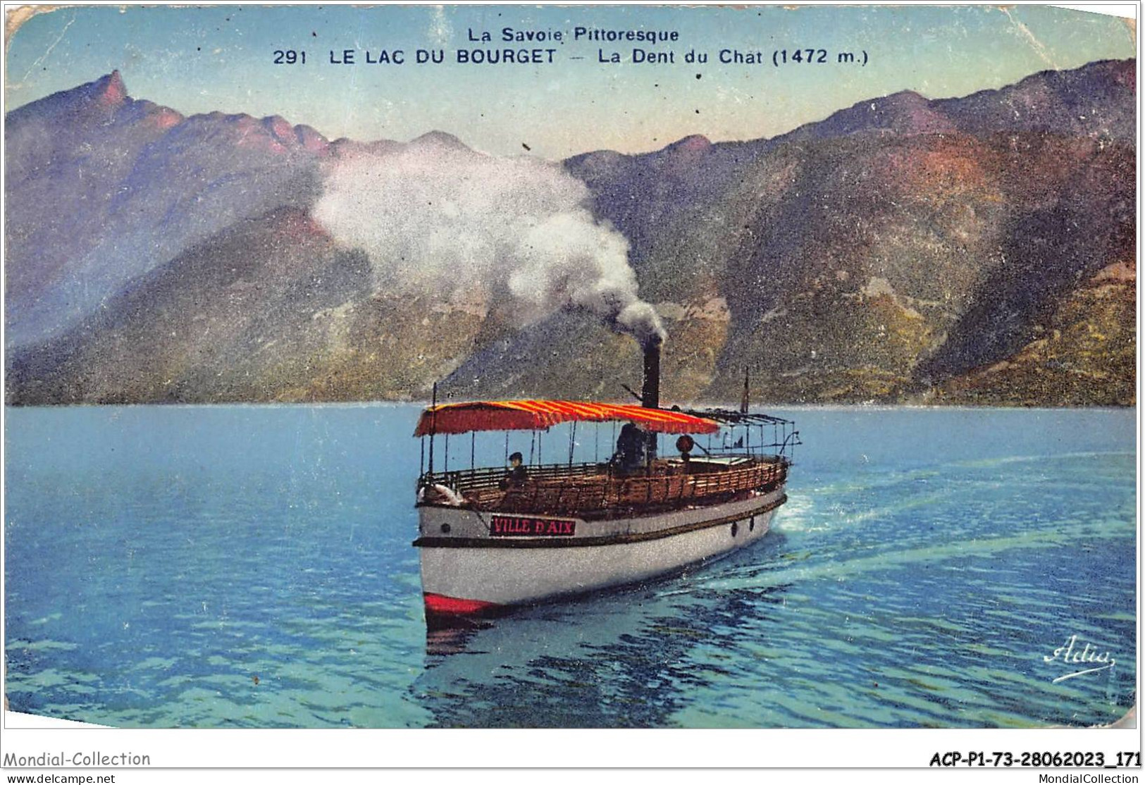 ACPP1-73-0087 - La Savoie Pittoresque - LE LAC DU BOURGET - La Dent Du Chat - Le Bourget Du Lac