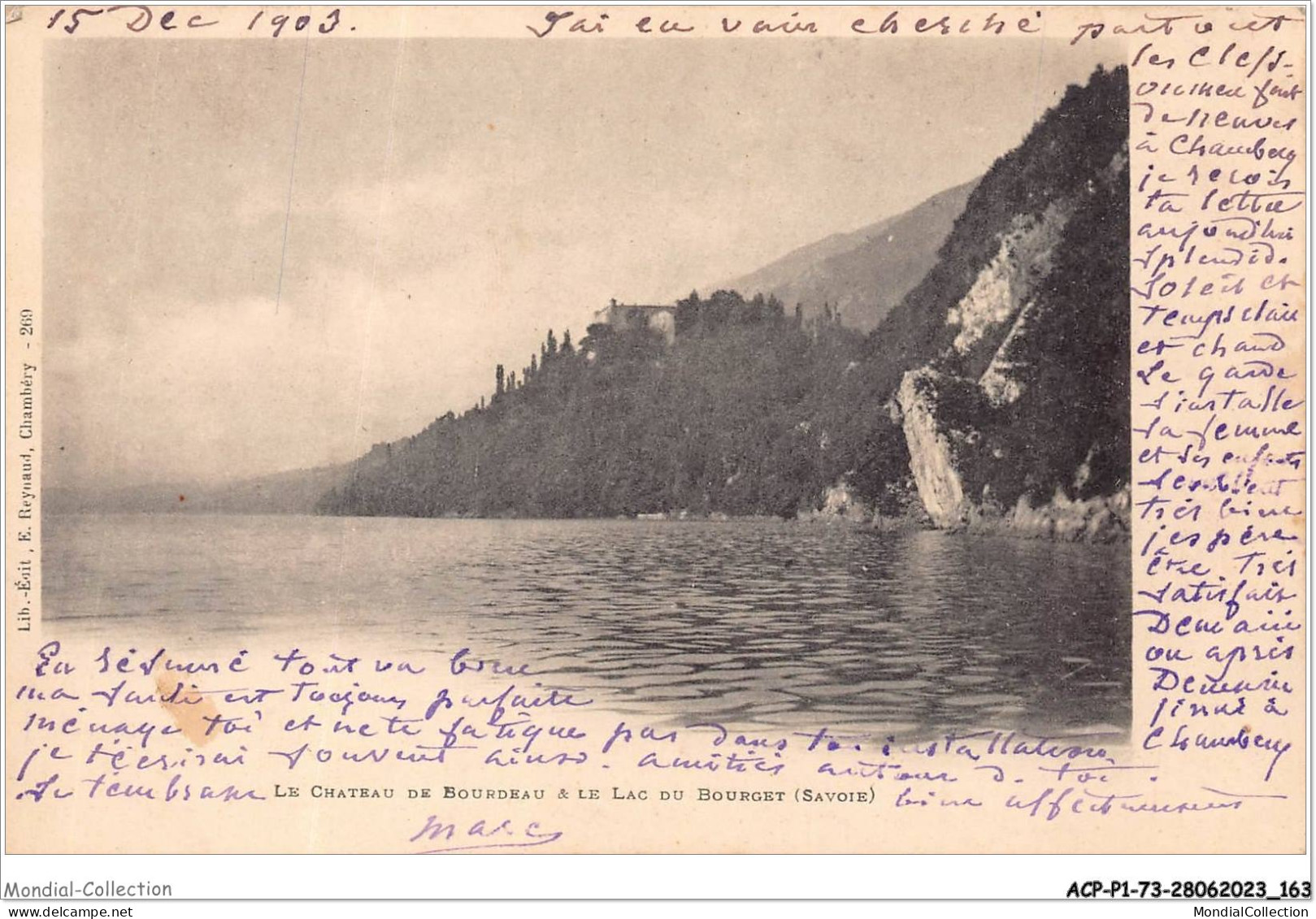 ACPP1-73-0083 - LE CHATEAU DE BOURDEAU ET LE LAC DU BOURGET - Le Bourget Du Lac