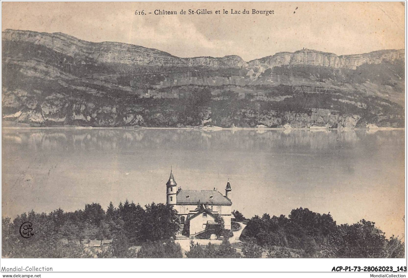 ACPP1-73-0073 - Chateau De St-gilles Et Le Lac Du Bourget - Le Bourget Du Lac