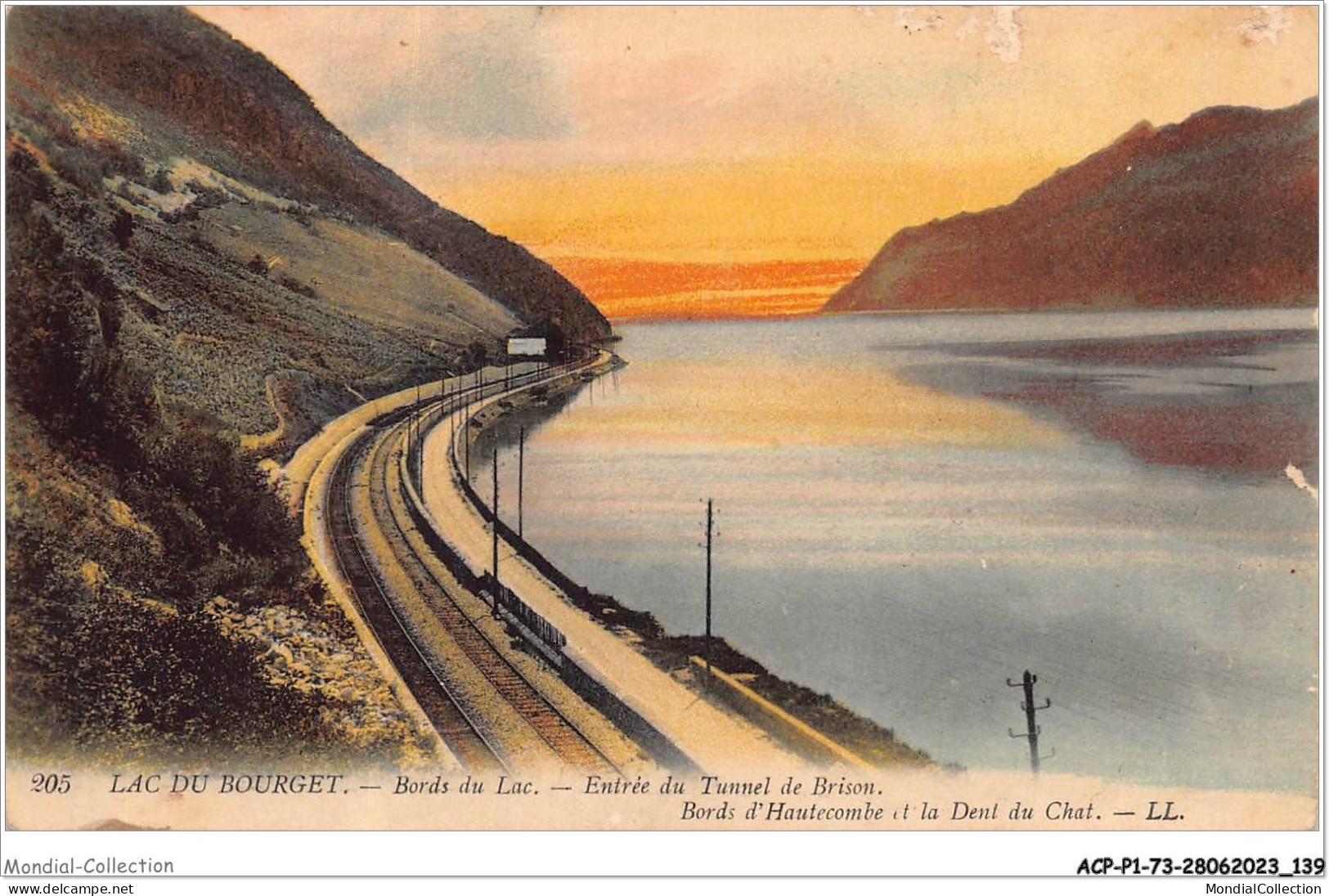 ACPP1-73-0071 - LE LAC DU BOURGET - Bords Du Lac - Entrée Du Tunnel De Brison  - Le Bourget Du Lac