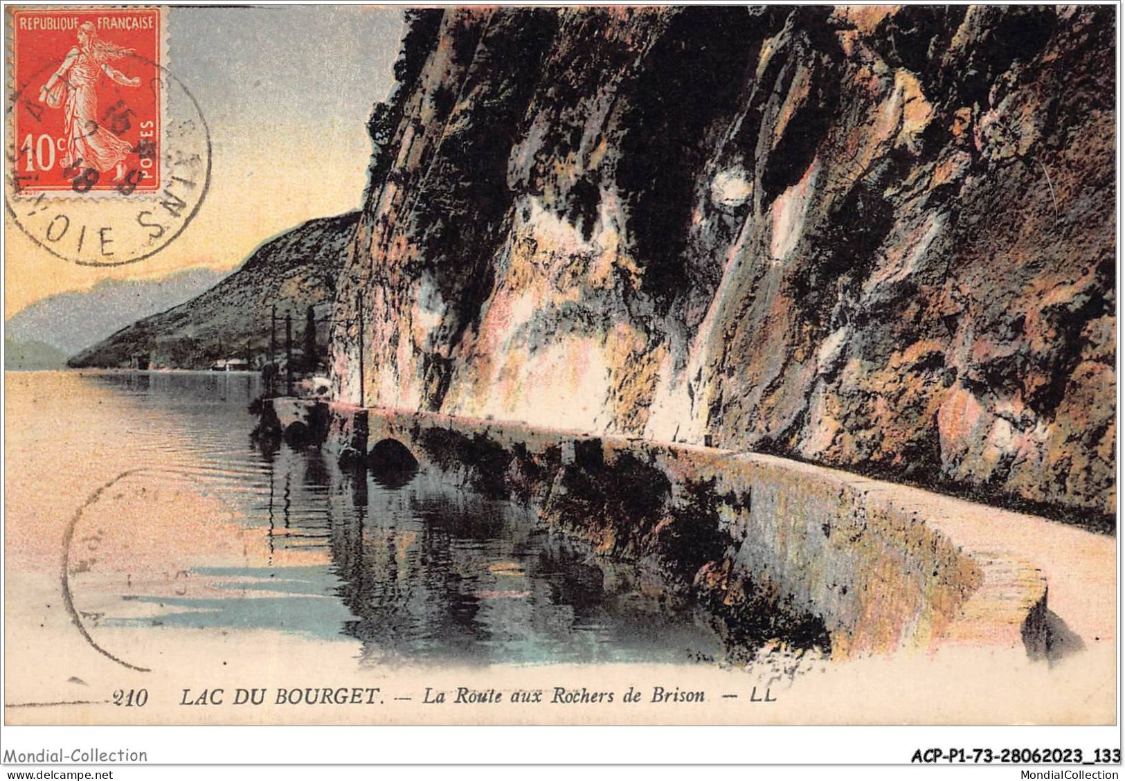 ACPP1-73-0068 - LE LAC DU BOURGET - La Route Aux Rochers De Brison - Le Bourget Du Lac