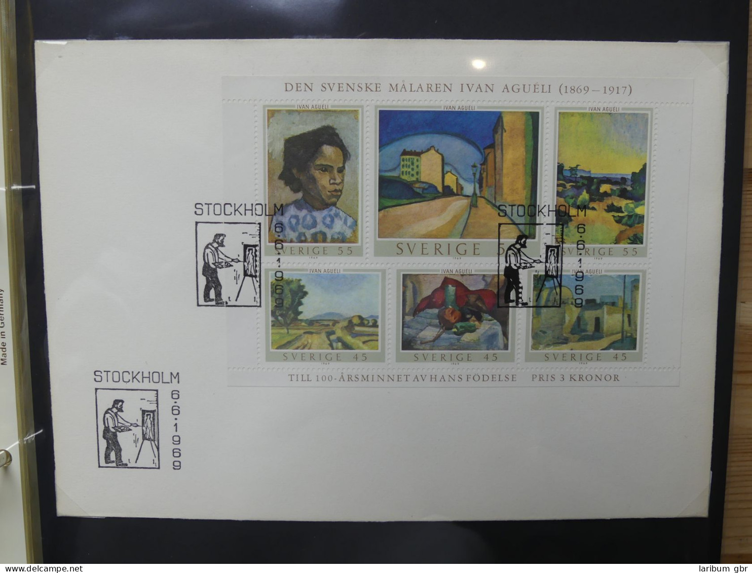 Schweden FDCs ab 1966 besammelt im Ring Binder #LY667