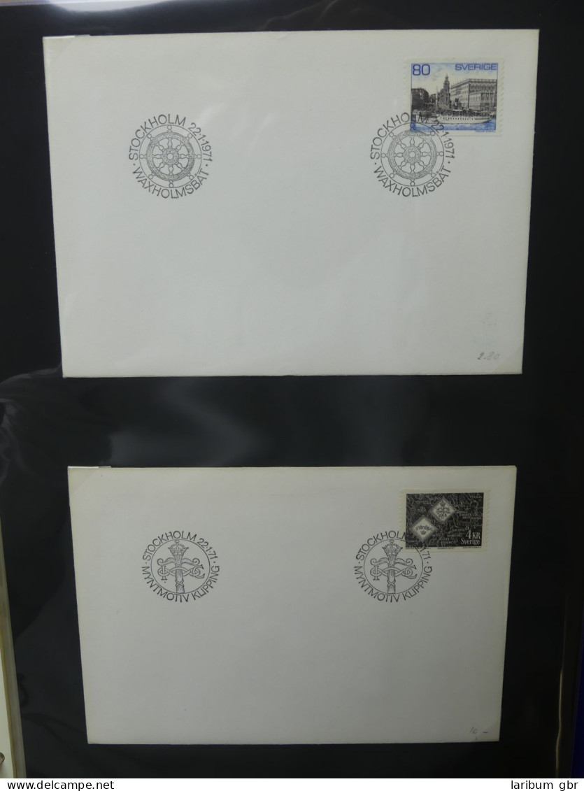 Schweden FDCs ab 1966 besammelt im Ring Binder #LY667