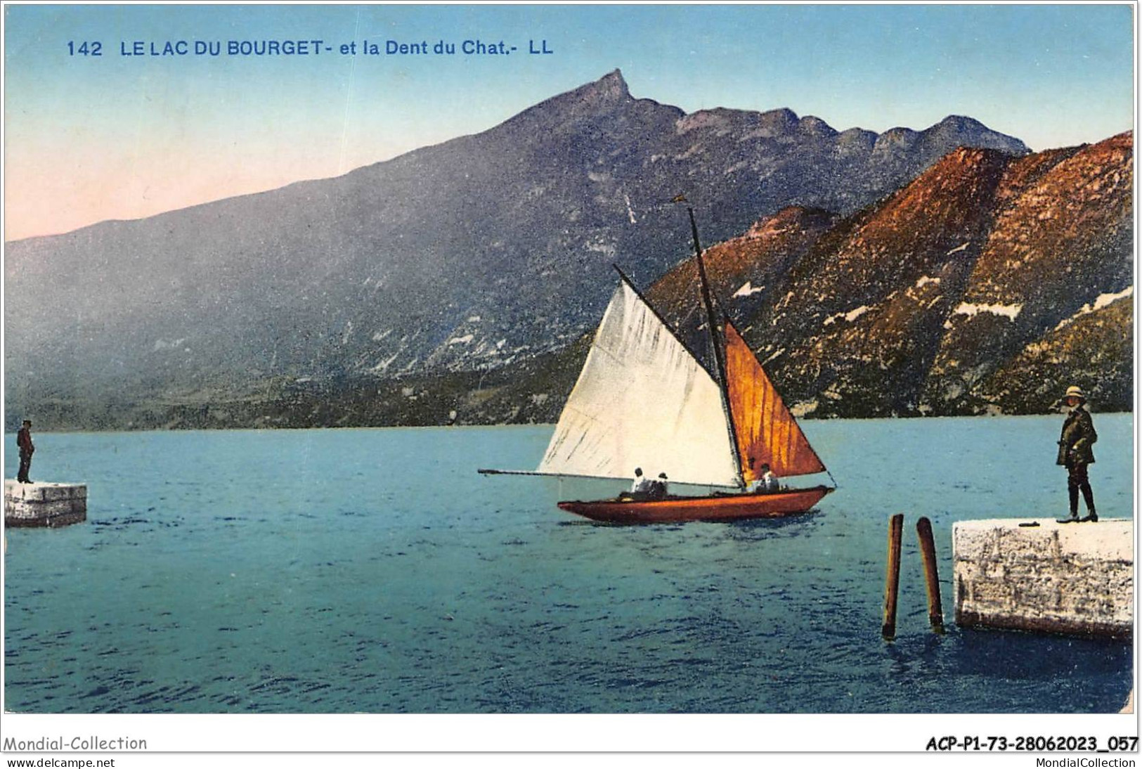 ACPP1-73-0030 - LE LAC BOURGET - Et La Dent Du Chat - Le Bourget Du Lac