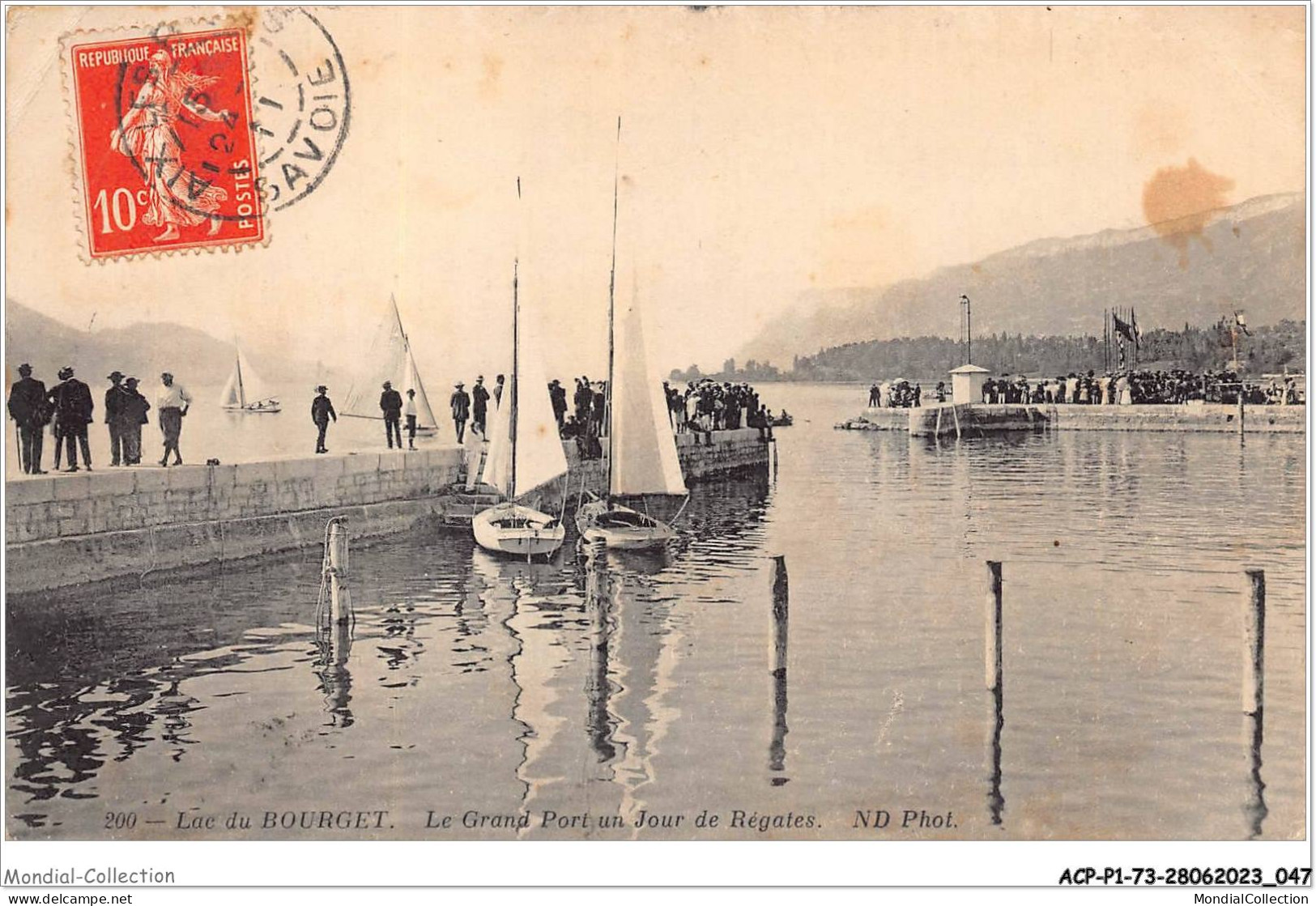 ACPP1-73-0025 - LE LAC BOURGET - Le Grand Port Un Jour De Regates - Le Bourget Du Lac
