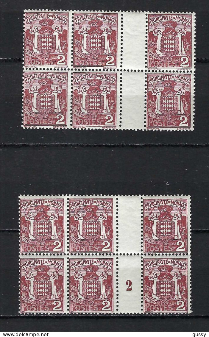 MONACO 1924-33:  Lot De Neufs** - Unused Stamps