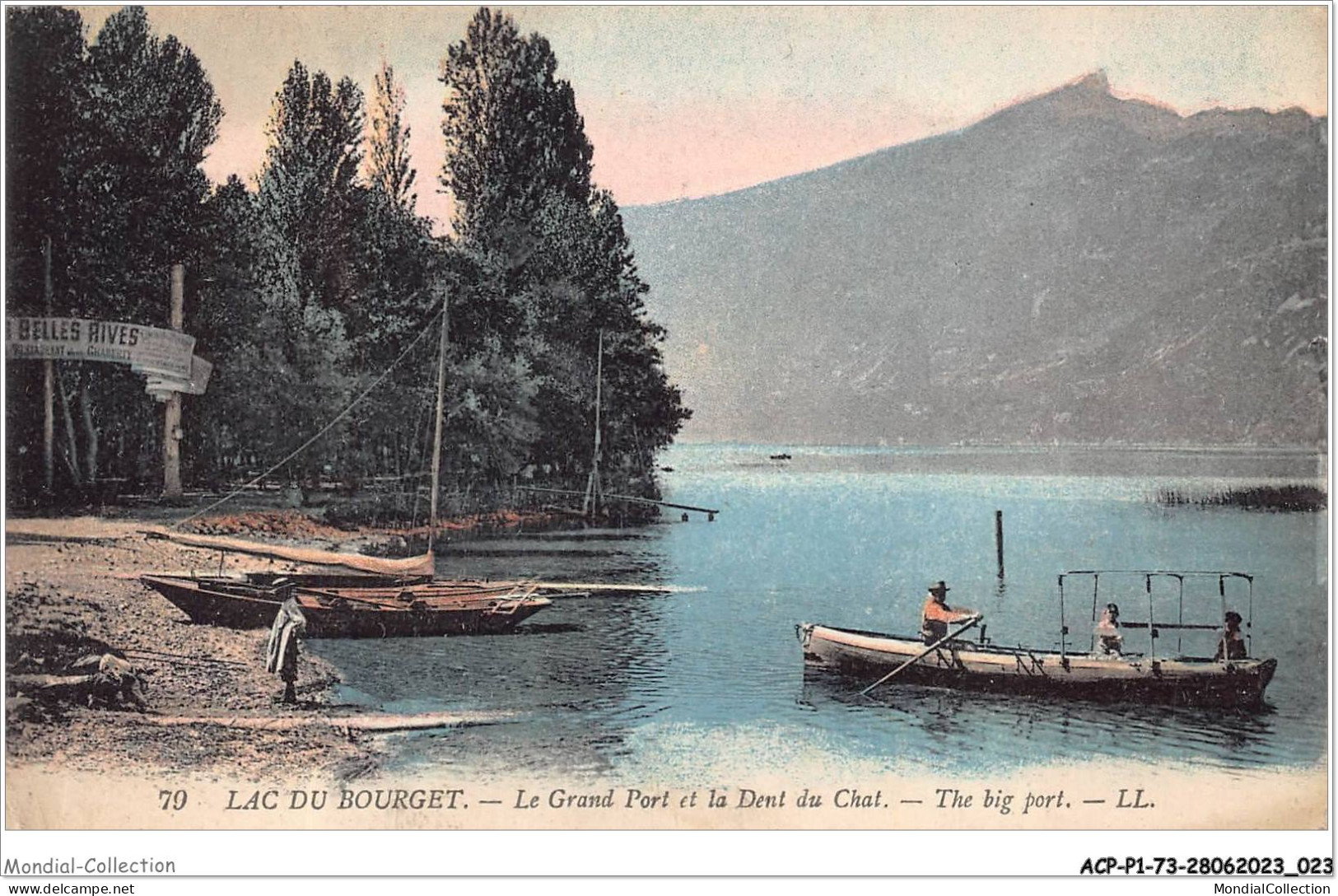 ACPP1-73-0013 - LE LAC BOURGET - Le Grand Port Et La Dent Du Chat - The Big Port - Le Bourget Du Lac