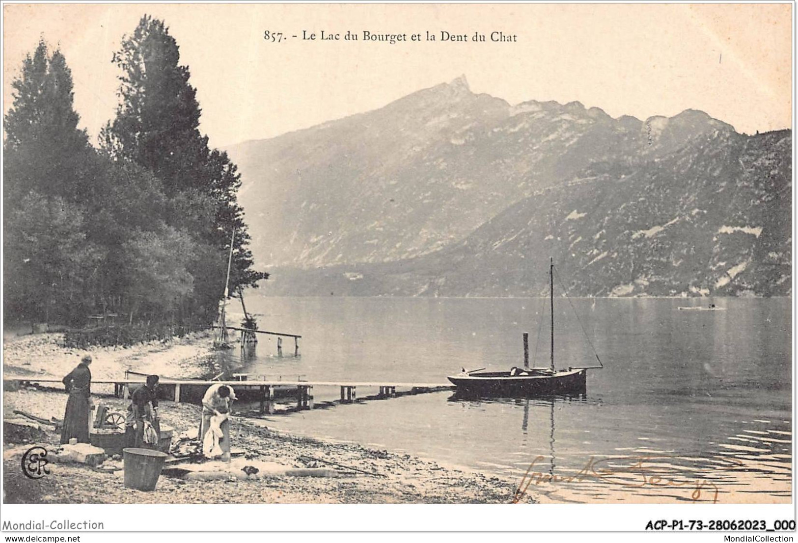 ACPP1-73-0001 - Le Lac Bourget Et La Dent Du Chat - Le Bourget Du Lac