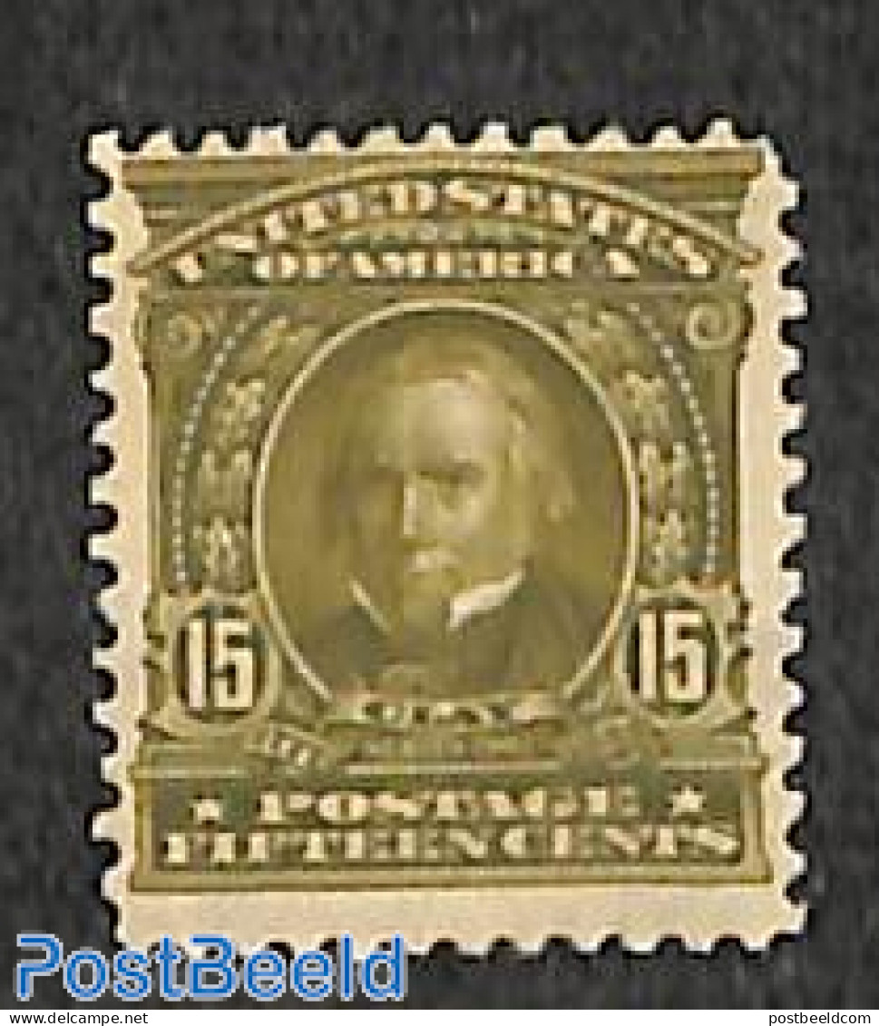 United States Of America 1902 15c, Stamp Out Of Set, Unused (hinged) - Neufs