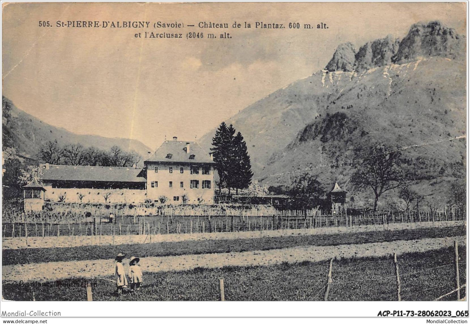 ACPP11-73-0969 - SAINT-PIERRE-D'ALBIGNY - Le Chateau De Plantaz Et L'arclusaz - Saint Pierre D'Albigny
