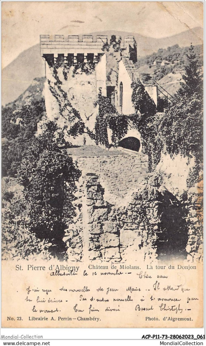 ACPP11-73-0967 - SAINT-PIERRE-D'ALBIGNY - Chateau De Miolans - La Tour Du Donjon - Saint Pierre D'Albigny