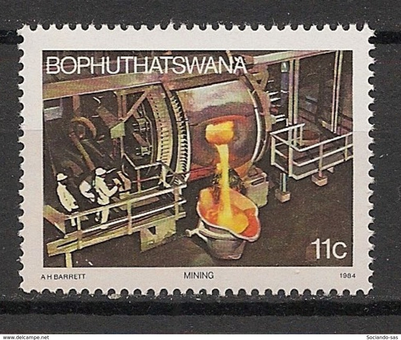BOPHUTHATSWANA - 1984 - N°YT. 120 - Platinium Mining / Platine / Mines - Neuf Luxe ** / MNH / Postfrisch - Bophuthatswana