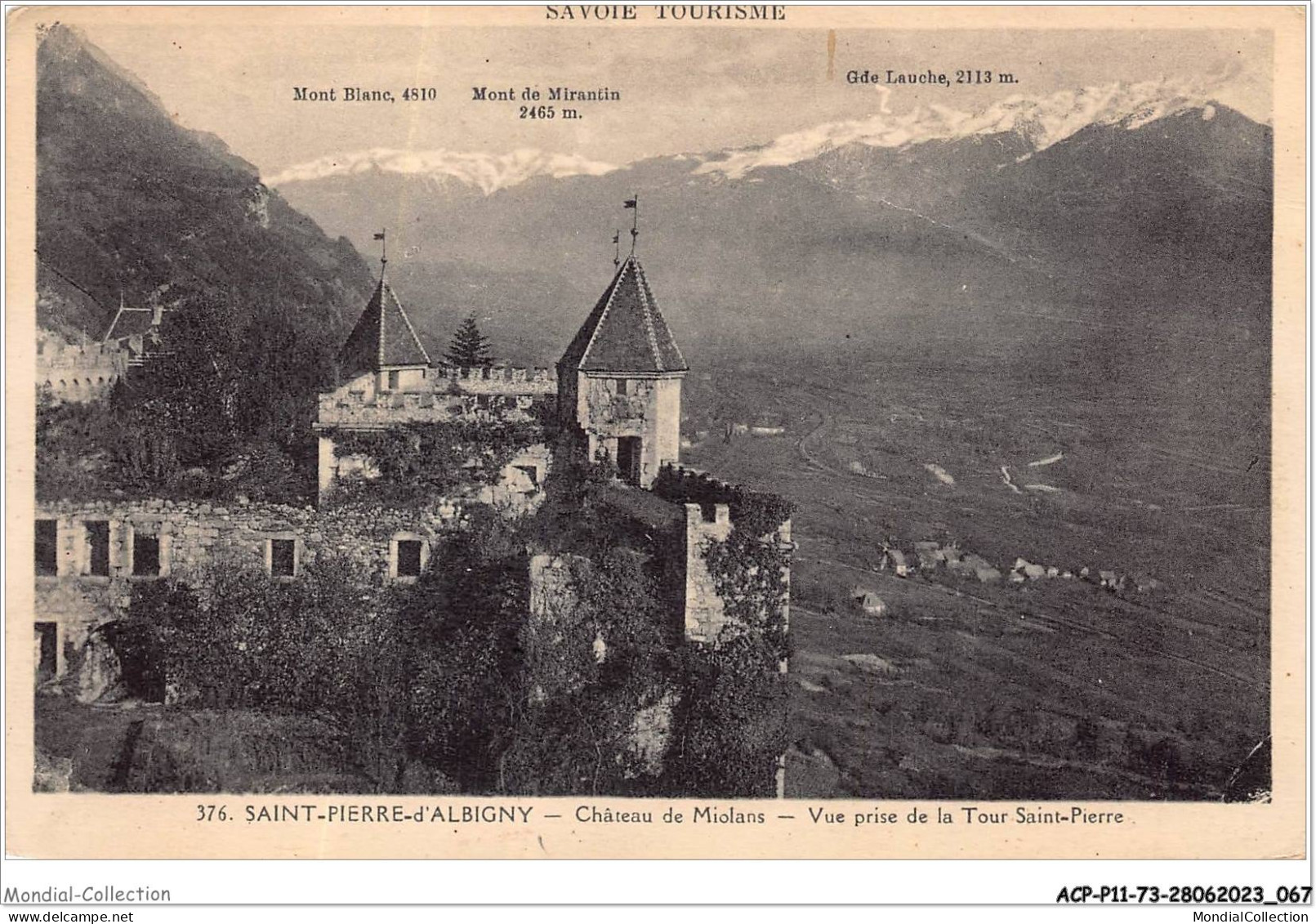 ACPP11-73-0970 - SAINT-PIERRE-D'ALBIGNY - Chateau De Miolans - Vue Prise De La Tour Saint-pierre - Saint Pierre D'Albigny