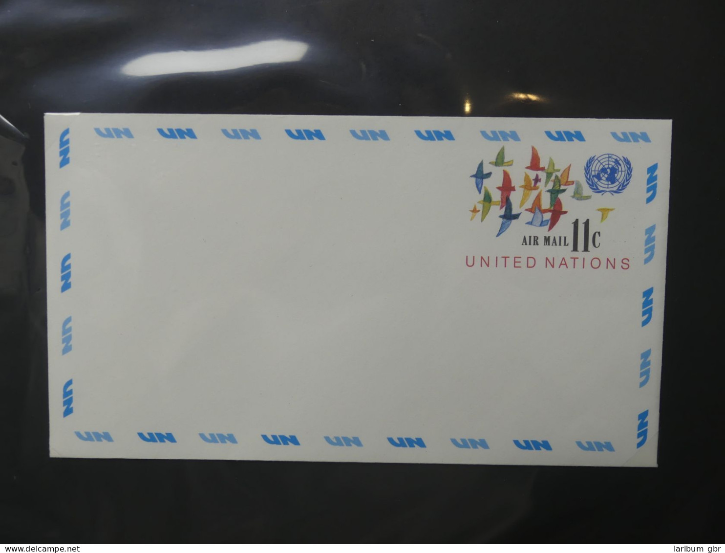 Vereinte Nationen New York Ganzsachen besammelt im Ring Binder #LY666
