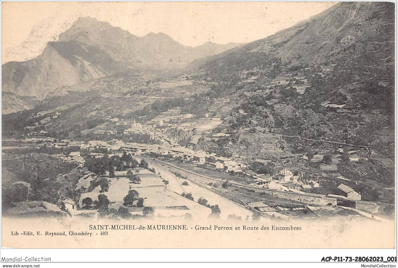 ACPP11-73-0937 - SAINT-MICHEL-DE-MAURIENNE - Grand Perron Et Route Des Encombes - Saint Michel De Maurienne