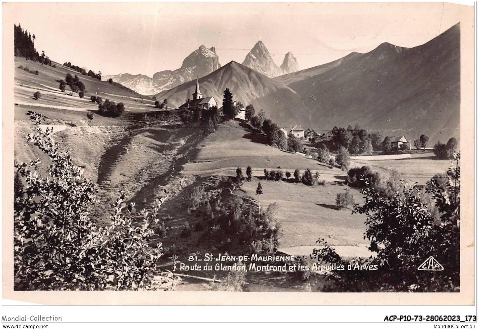 ACPP10-73-0927 - SAINT-JEAN-DE-MAURIENNE - Route Du Glandon - Montrond Et Les Aiguilles D'arves - Saint Jean De Maurienne