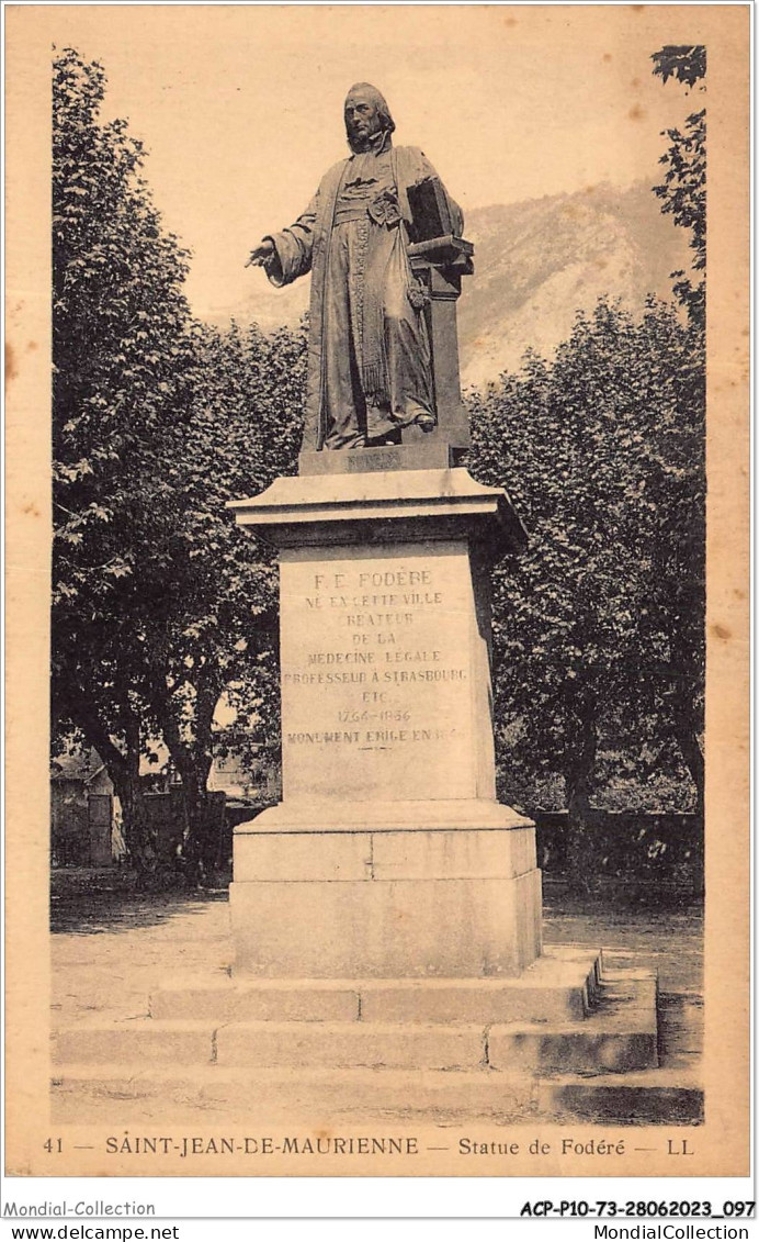ACPP10-73-0889 - SAINT-JEAN-DE-MAURIENNE - Statue De Fodere - Saint Jean De Maurienne