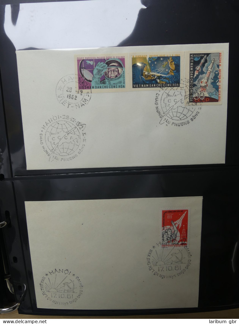 Motiv "Weltraum" FDC-Sammlung meist 50er-60er Jahre im Ring Binder #LY674