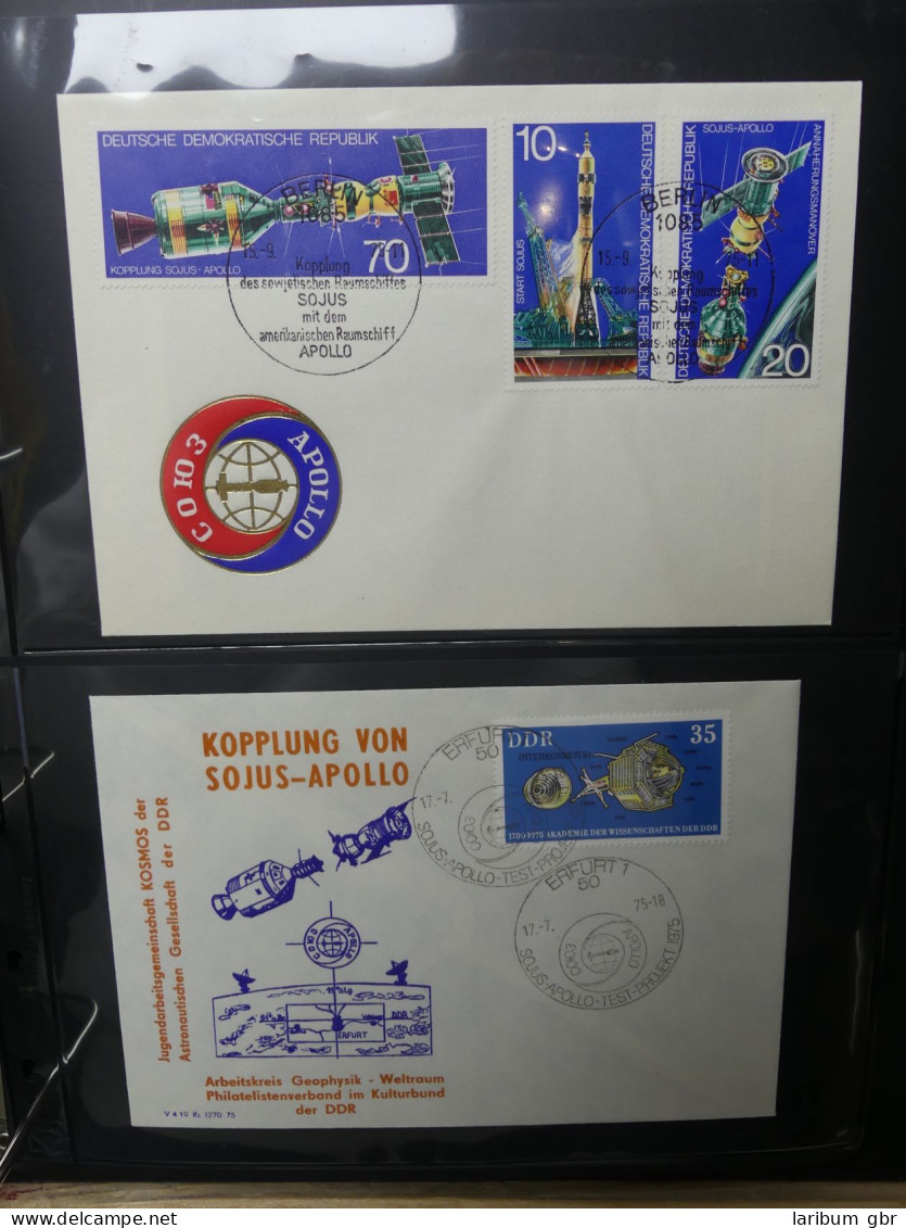 Motiv "Weltraum" FDC-Sammlung meist 50er-60er Jahre im Ring Binder #LY674