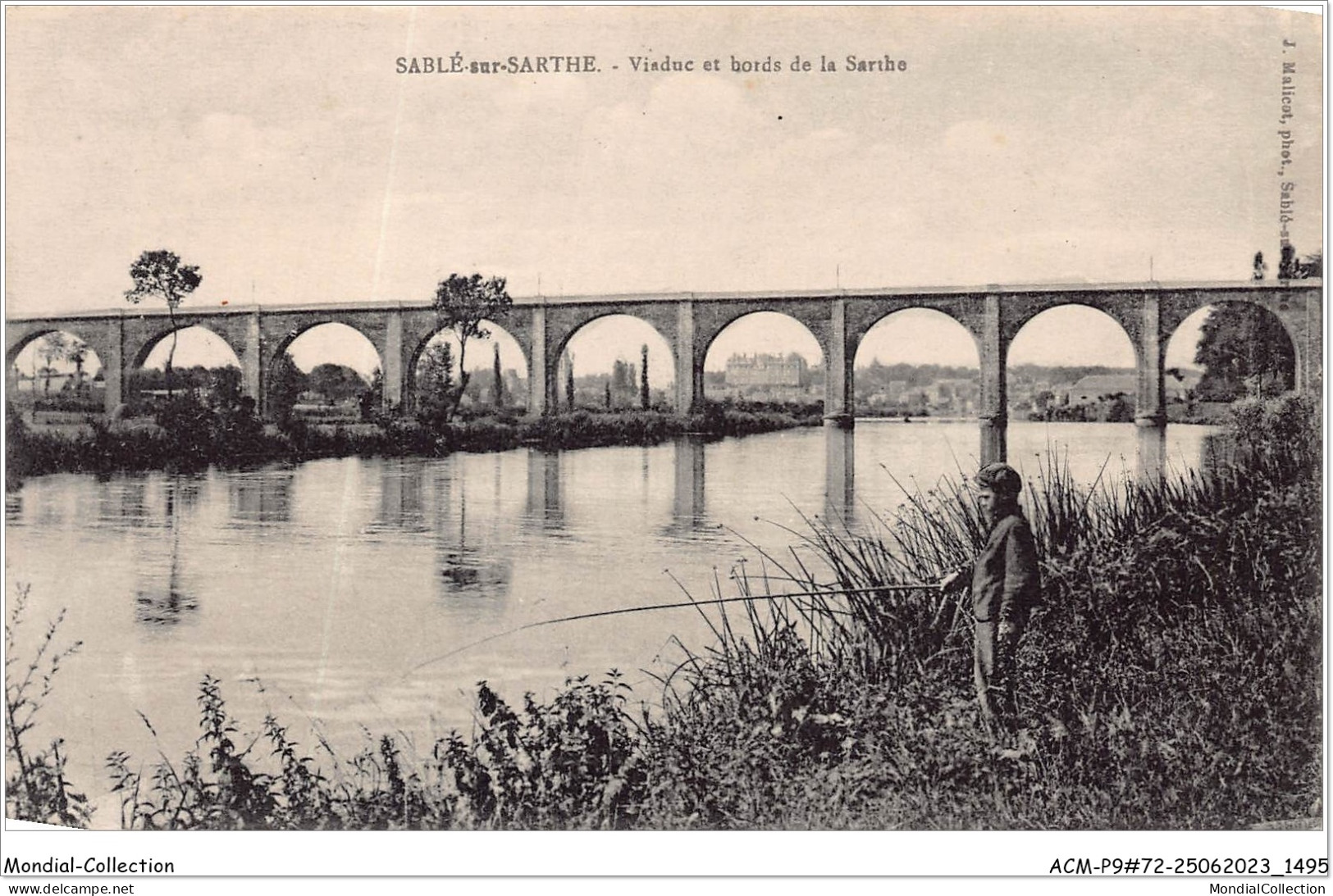 ACMP9-72-0814 - SABLE-SUR-SARTHE - Viaduc Et Bords De La Sarthe  - Sable Sur Sarthe