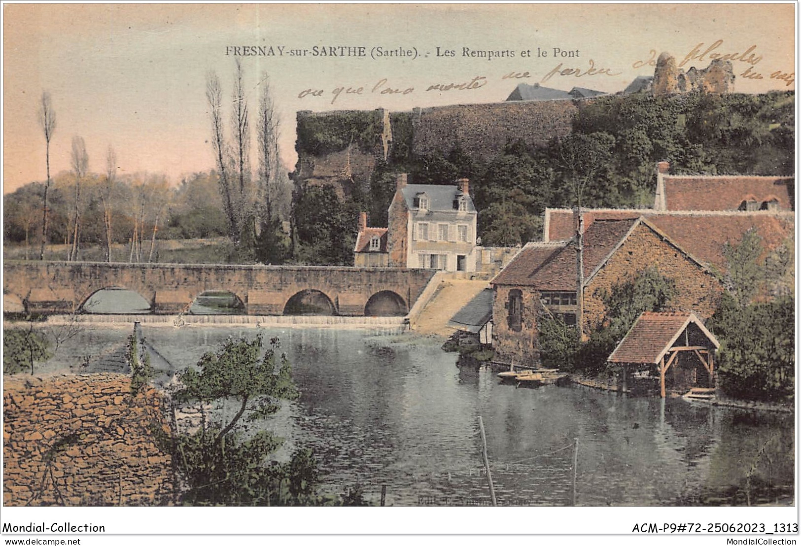 ACMP9-72-0723 - FRESNAY-SUR-SARTHE - Les Remparts Et Le Pont  - La Fresnaye Sur Chédouet