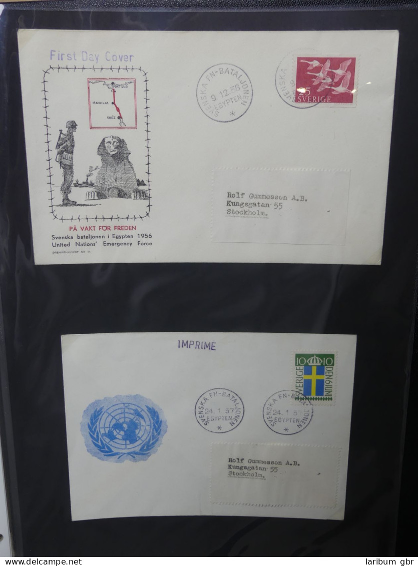 Vereinte Nationen New York FDCs ab 1966 besammelt im Ring Binder #LY663