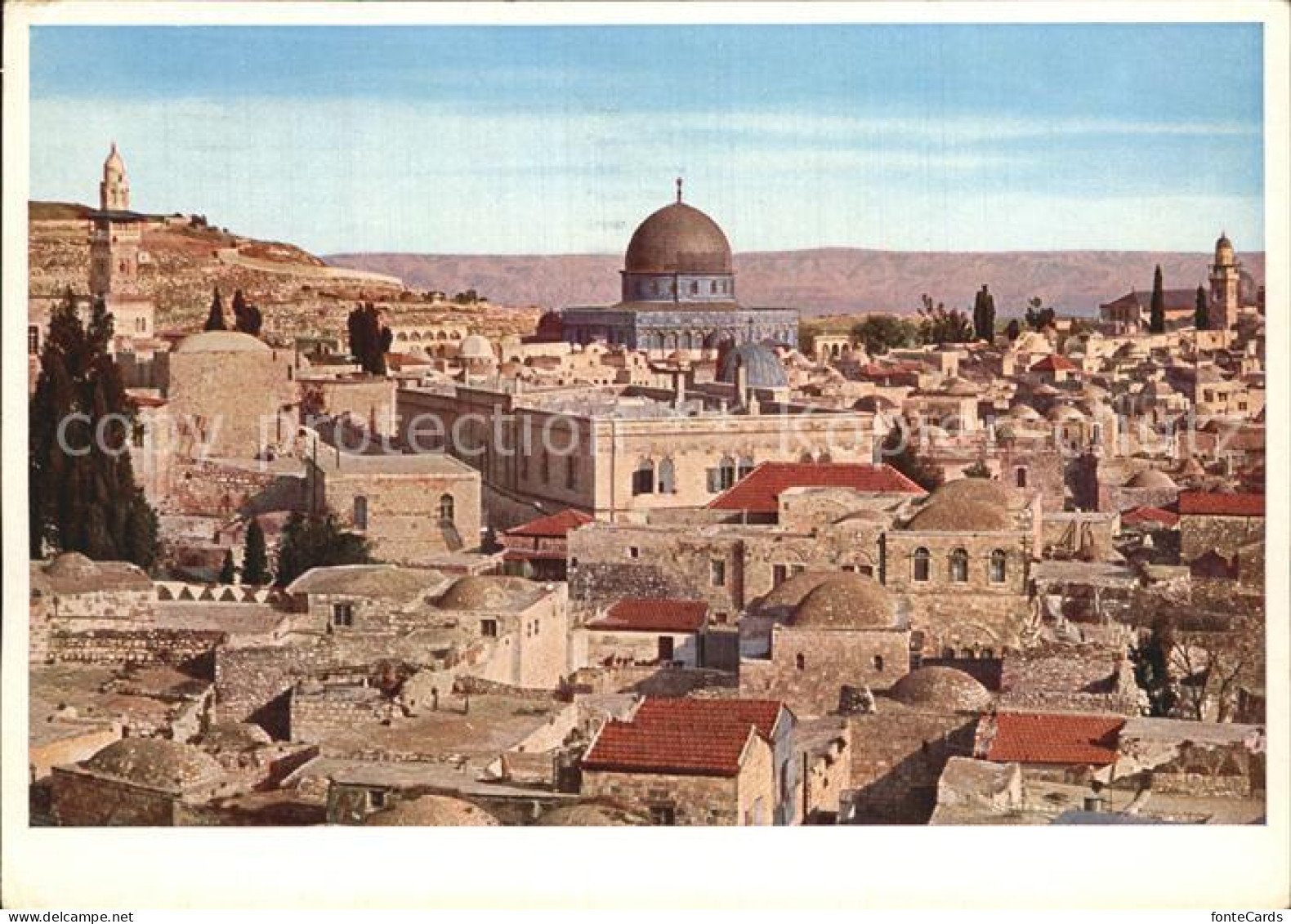 42588077 Jerusalem Yerushalayim Damaskus Tor Ansicht Israel - Israël
