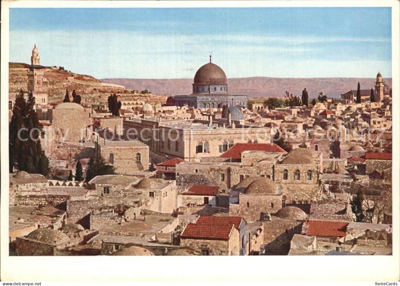 42588077 Jerusalem Yerushalayim Damaskus Tor Ansicht Israel - Israel