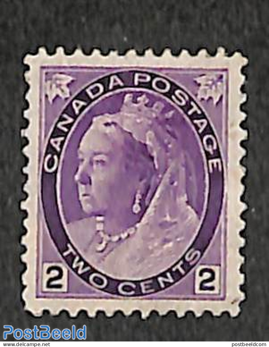Canada 1898 2c, Violet, Stamp Out Of Set, Unused (hinged) - Neufs