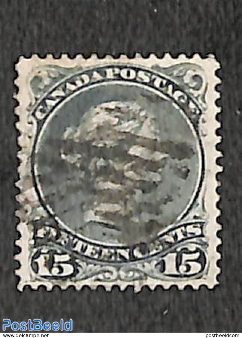 Canada 1868 15c, Perf. 12, Used, Used Stamps - Used Stamps
