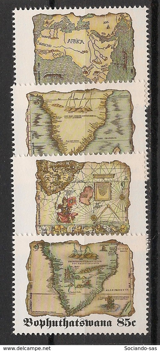 BOPHUTHATSWANA - 1992 - N°YT. 273 à 276 - Old Maps - Neuf Luxe ** / MNH / Postfrisch - Bophuthatswana