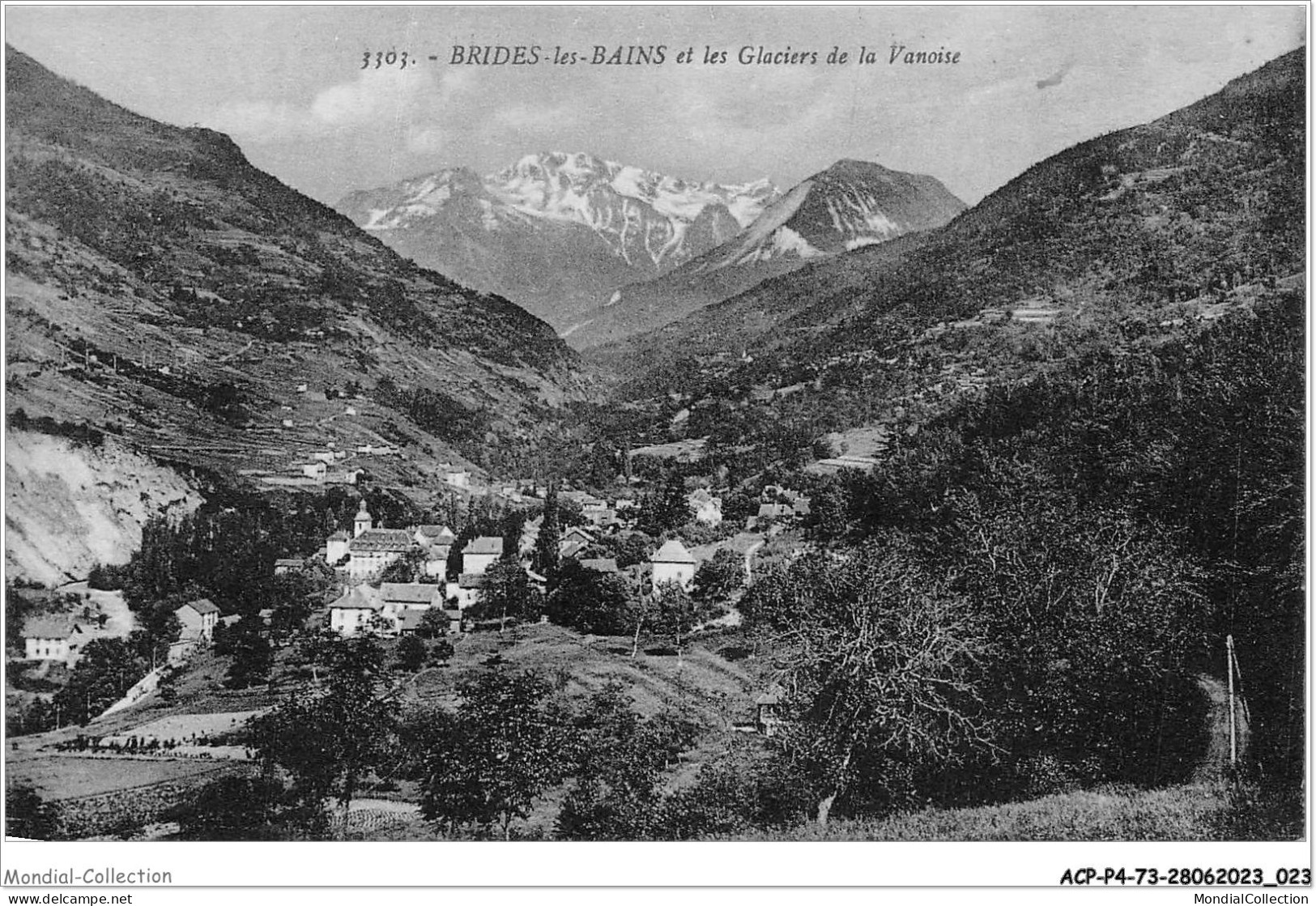 ACPP4-73-0292 - Route De BRIDES-LES-BAINS Et Les Glaciers De La Vanoise - Brides Les Bains