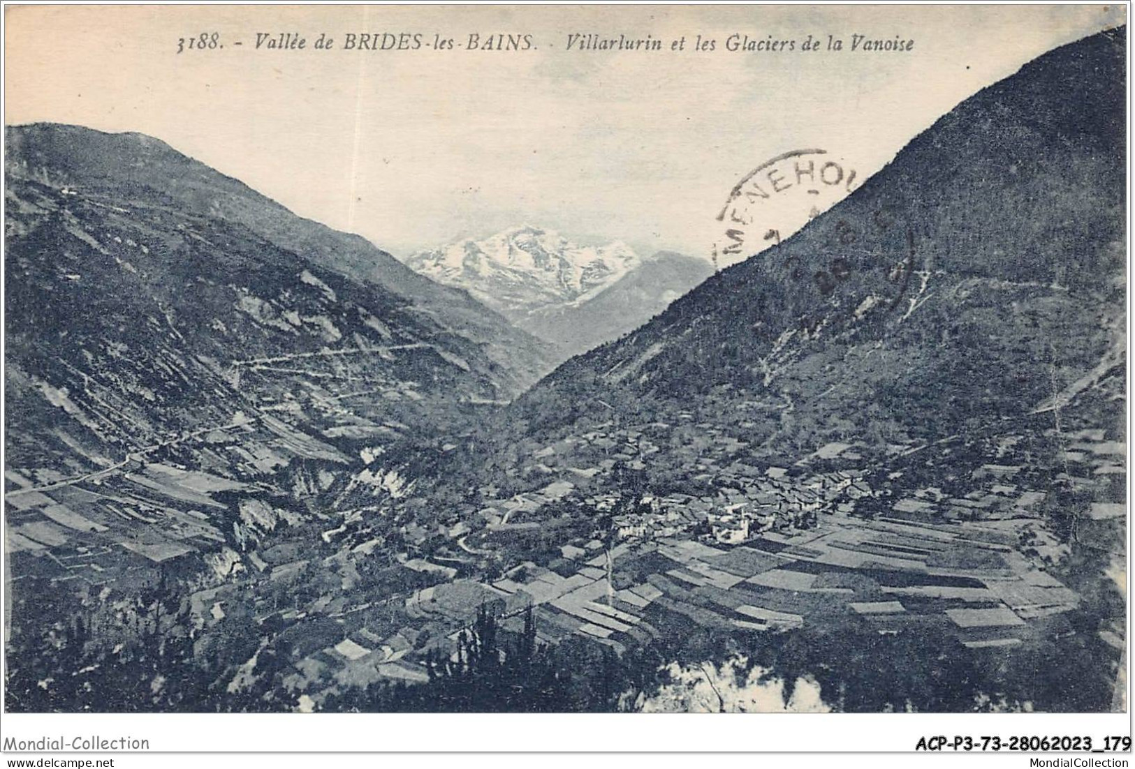 ACPP3-73-0276 - Vallée De BRIDES-LES-BAINS - Villarlurin Et Les Glaciers De La Vanoise - Brides Les Bains