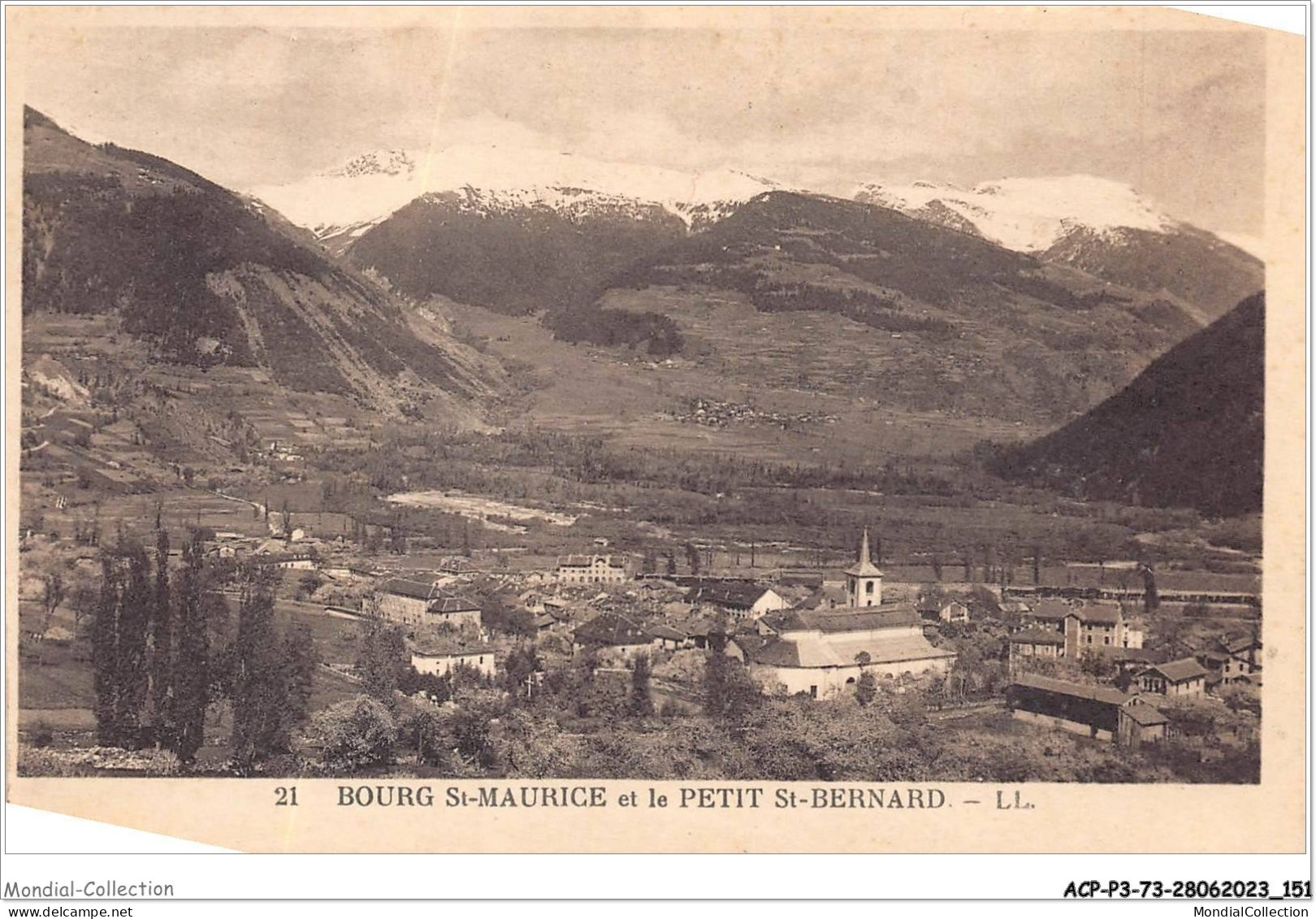 ACPP3-73-0262 - BOURG-SAINT-MAURICE Et Le PETIT ST-BERNARD - Bourg Saint Maurice