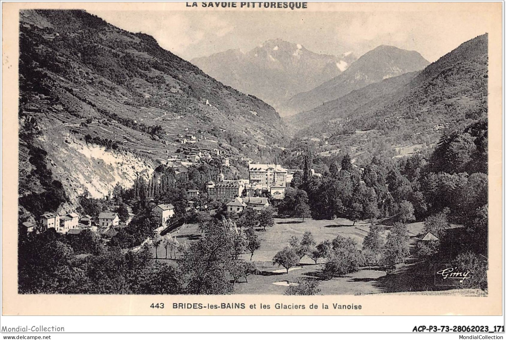 ACPP3-73-0272 - BRIDES-LES-BAINS Et Les Glaciers De La Vanoise - Brides Les Bains