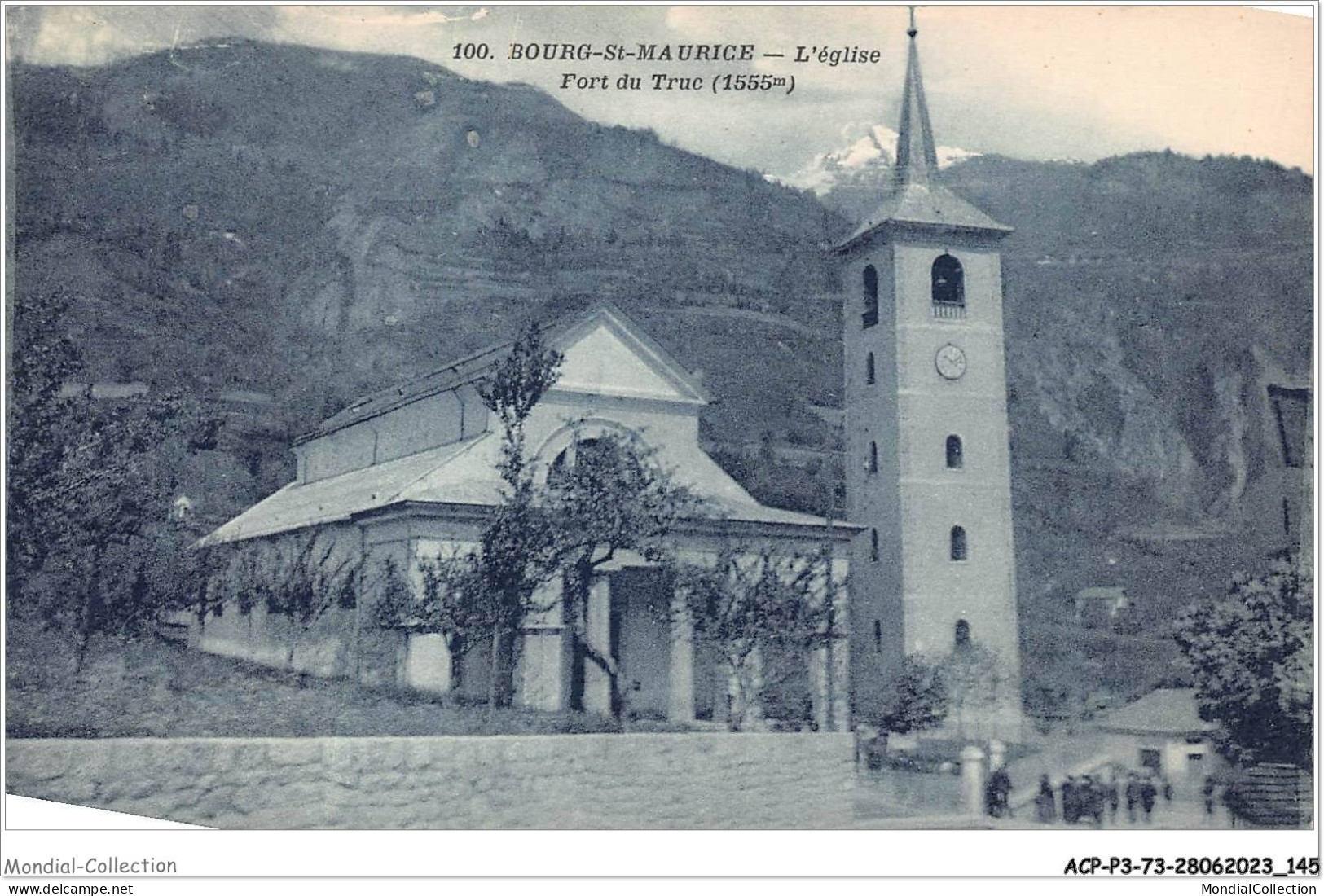 ACPP3-73-0259 - BOURG-SAINT-MAURICE - L'eglise - Fort Du Truc - Bourg Saint Maurice