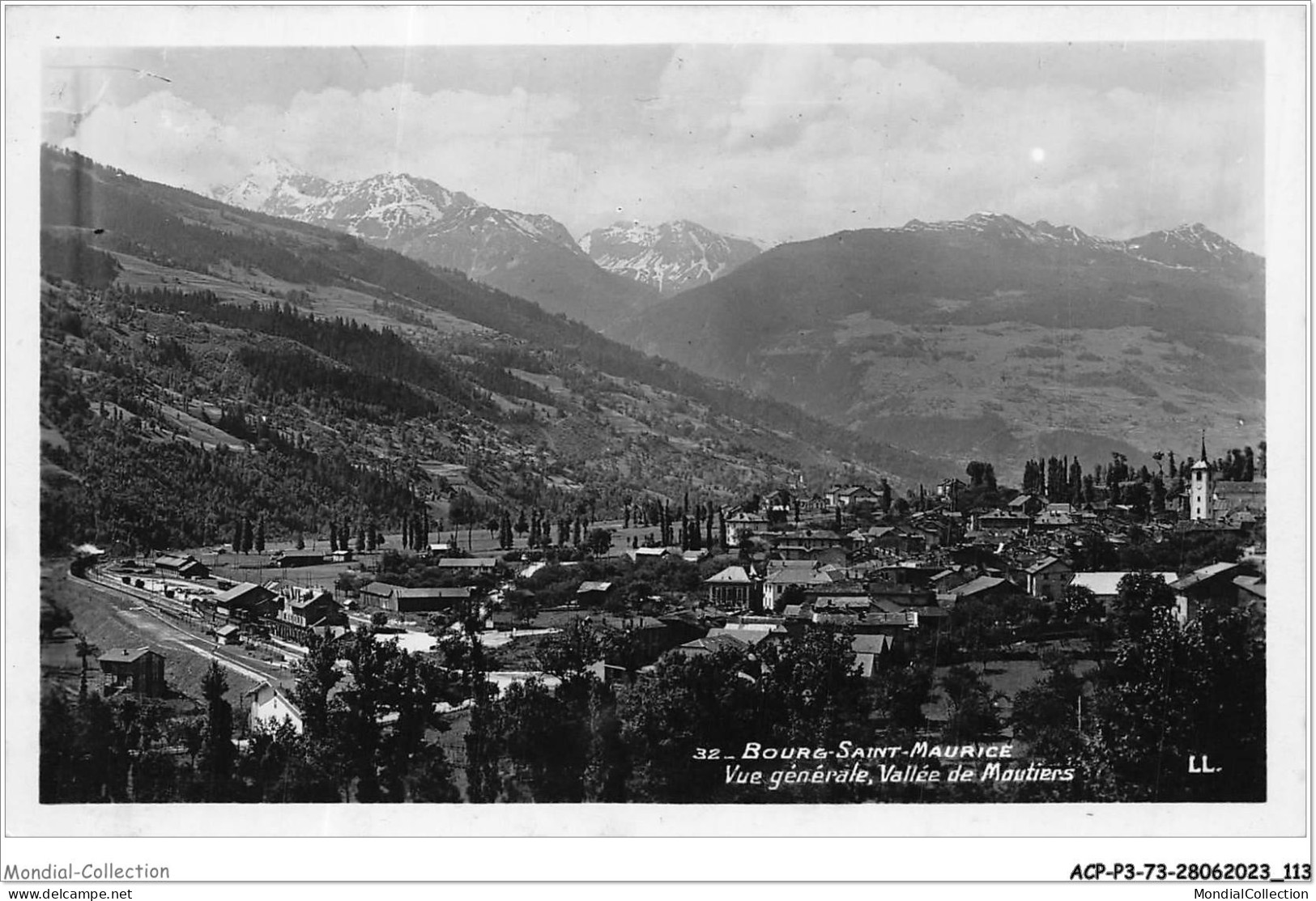 ACPP3-73-0243 - BOURG-ST-MAURICE - Vue Generale - Vallée De Moutiers - Bourg Saint Maurice