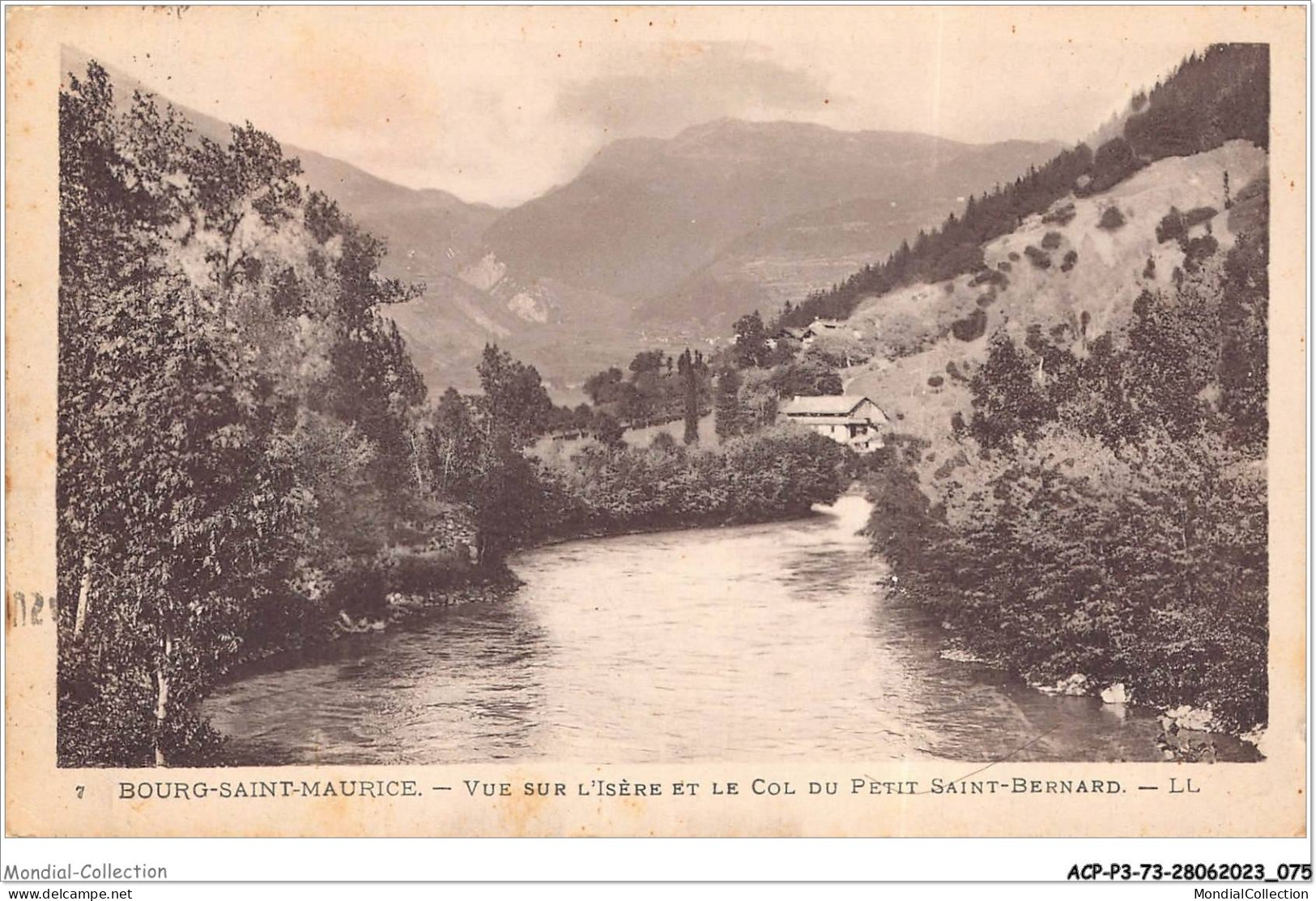 ACPP3-73-0224 - BOURG-ST-MAURICE - Vue Sur L'isere Et Le Col Du Petit SAINT-BERNARD - Bourg Saint Maurice