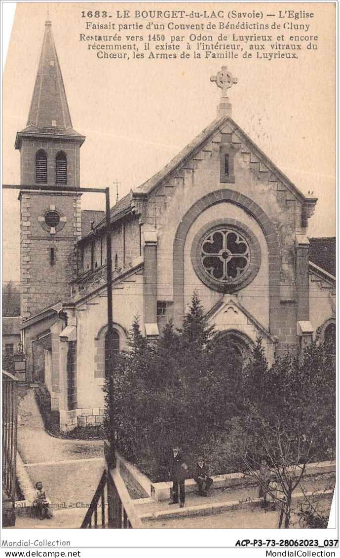 ACPP3-73-0205 - LE BOURGET-DU-LAC  - L'eglise Faisait Partie D'un Couvent De Benedictins De Cluny - Le Bourget Du Lac