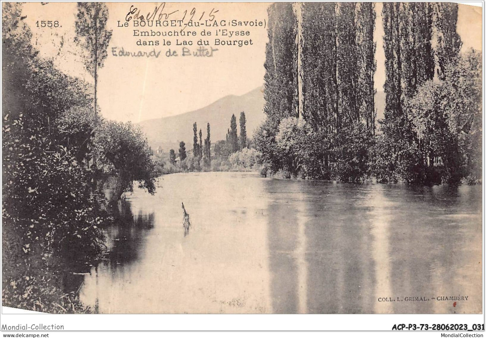ACPP3-73-0202 - LE BOURGET-DU-LAC  - Embouchure De L'eusse Dans Le Lac Du Bourget - Le Bourget Du Lac