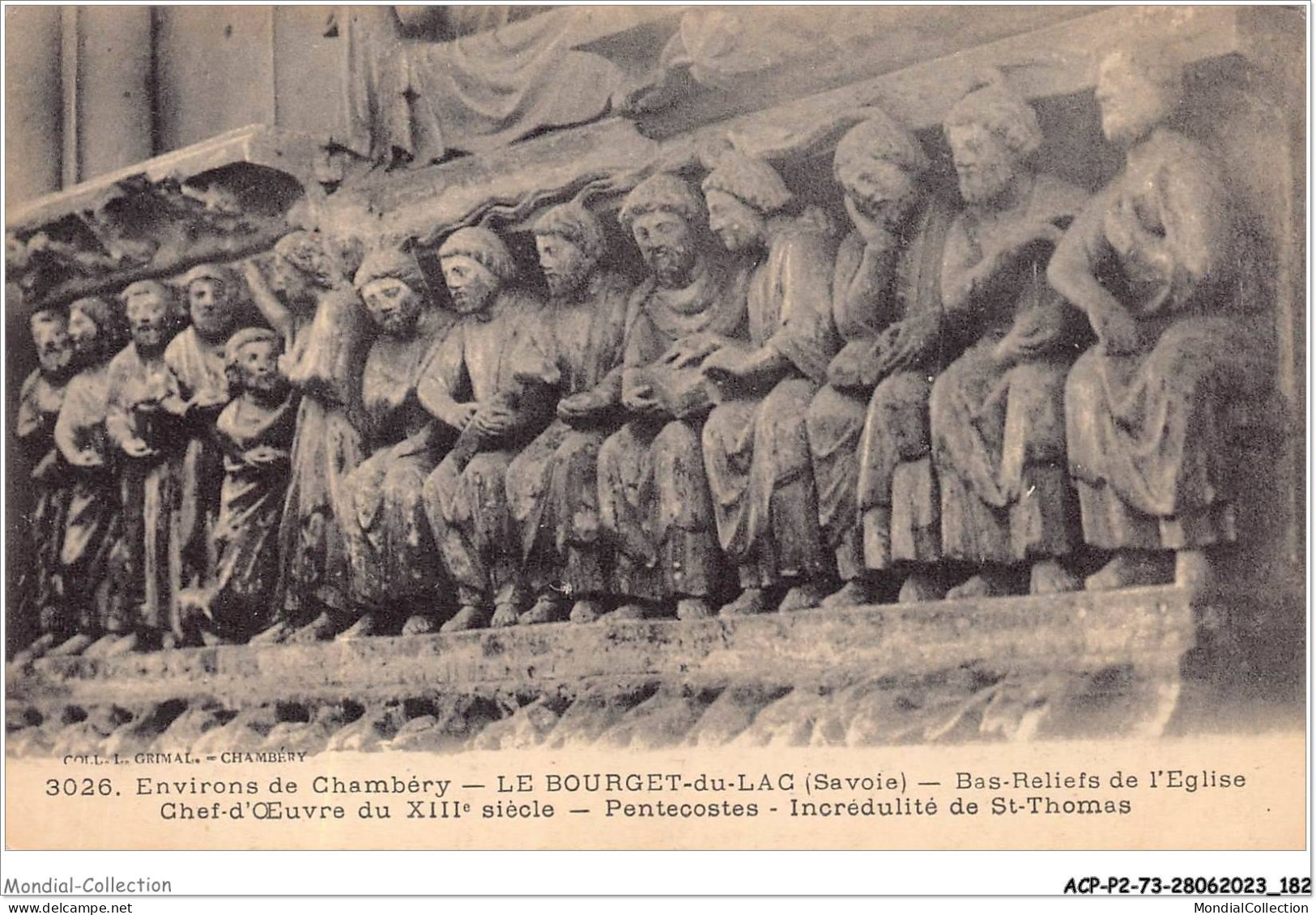 ACPP2-73-0183 - Environs De Chambery - LE BOURGET-DU-LAC - Bas-reliefs De L'eglise - Chef-d'oeuvre Du XIII Siecle - Le Bourget Du Lac