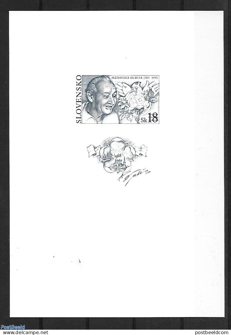 Slovakia 2001 Special Sheet , Mint NH, History - Politicians - Neufs
