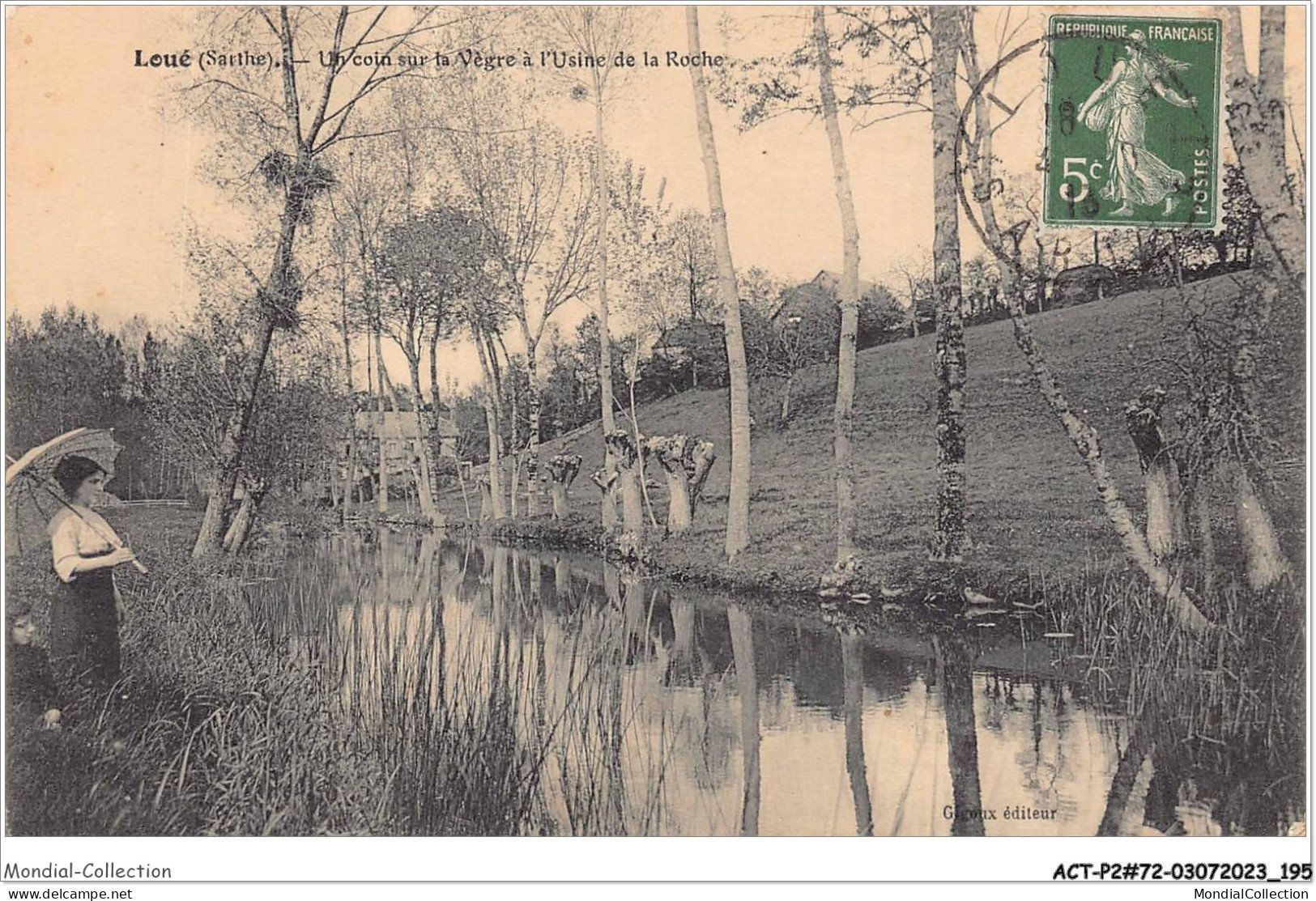 ACTP2-72-0099 - LOUE - Un Coin Sur La Vègre à L'usine De La Roche - Loue